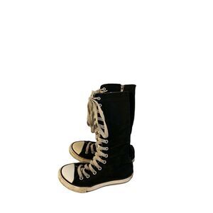 Converse knee high converse all stars youth 13 laces zippers (scuffs) Y2K rare s